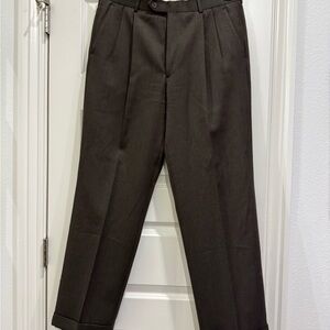 Brooks Brothers Brown Dress Pants Tailored Fit